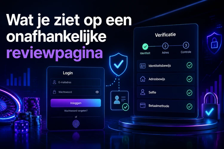 Wat je ziet op een onafhankelijke reviewpagina