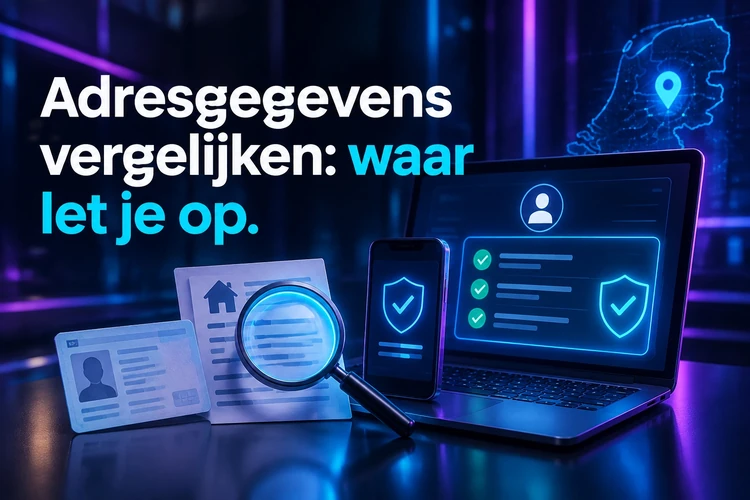 Adresgegevens vergelijken: waar let je op